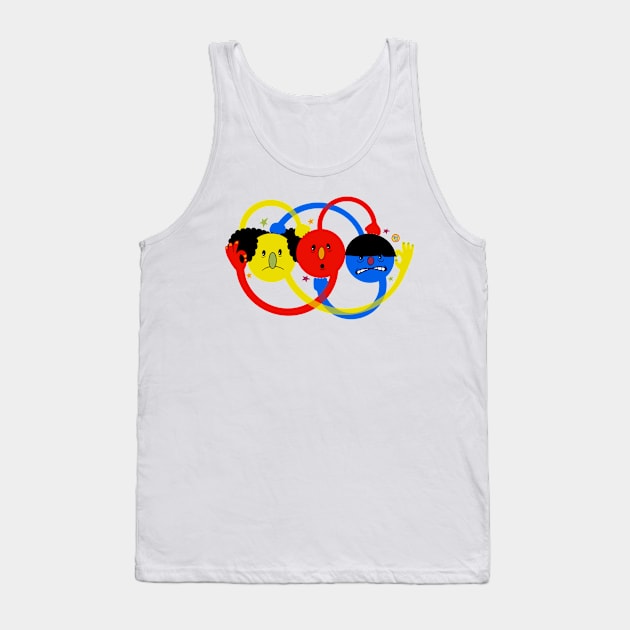 Color Wheel Stooges Tank Top by TristanYonce